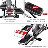 Sportstech Elite Crosstrainer CX650 Elliptical mit elliptischem Bewegungsablauf und Smartphone App Steuerung + Google Street View, Schwungmasse 26 KG, 5x HRC - 22 Trainingsprogramme - 32 Widerstand Stufen - Heimtrainer Ergometer Ellipsentrainer Stepper -