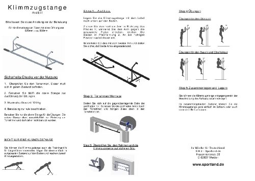 Innovation Fitness Klimmzugstange für den Türrahmen - 5