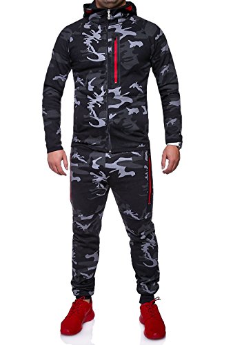 MT Styles Trainingsanzug HARLEM Sporthose TR-5037 [Schwarz, M] - 3