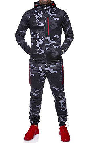 MT Styles Trainingsanzug HARLEM Sporthose TR-5037 [Schwarz, M] - 4